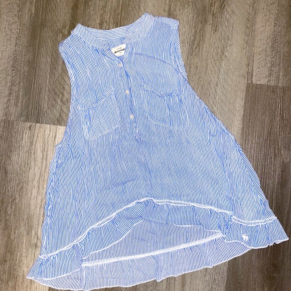 Abercrombie kids Other - Abercrombie Kids Blue & White Flowy Tank Top L 14